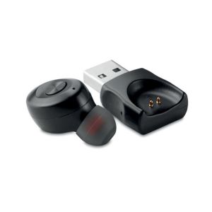 Earbud with built-in microphone - Powerbank