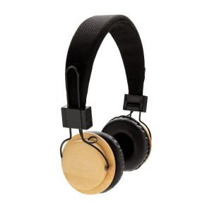 Wireless bamboo headphones - Powerbank
