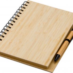 A5 notebook Bamboo - Powerbank